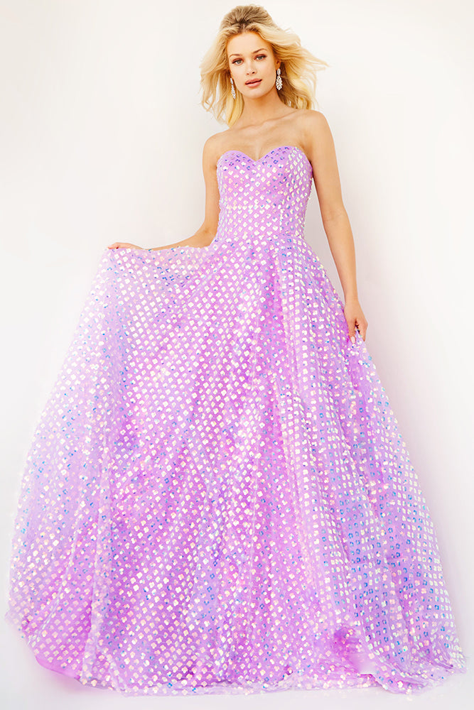 Jovani 08605A Lilac Size 14