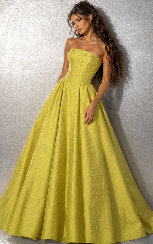 Jovani 51708A Off White Size 10