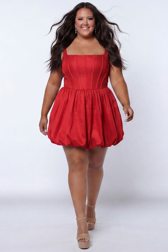 Sydney's Closet SC8166 Red Size 14