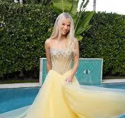 Portia and Scarlett X0047 Yellow Size 6