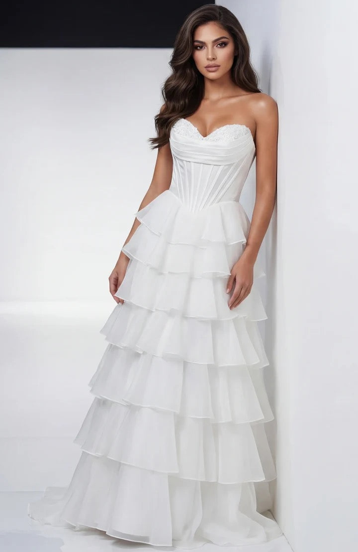 Jovani 47762B White size 18