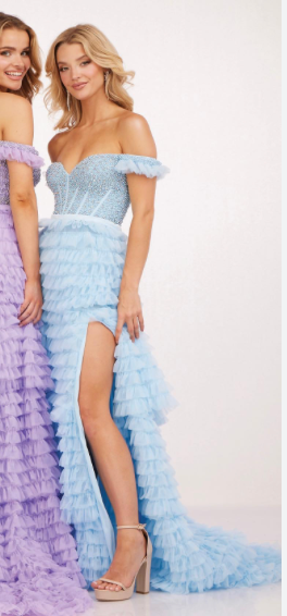 Cecilia Couture 2224 size 0 Powder Blue