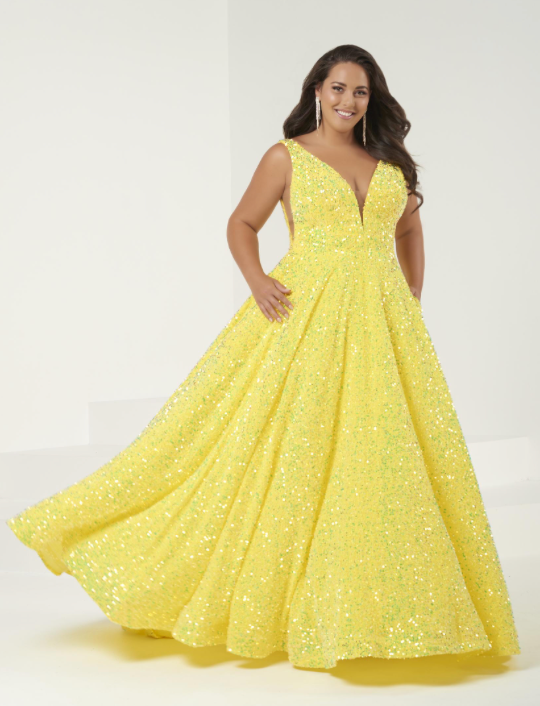 House of Wu 16963 size 16W Yellow