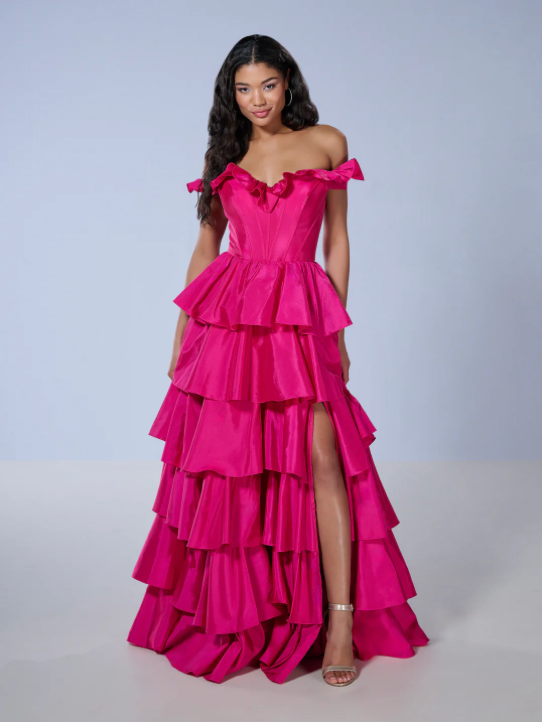 House of Wu 16175 Size 8 Fuchsia
