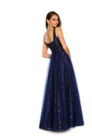 Dave and Johnny 11008 size 4 Navy Blue