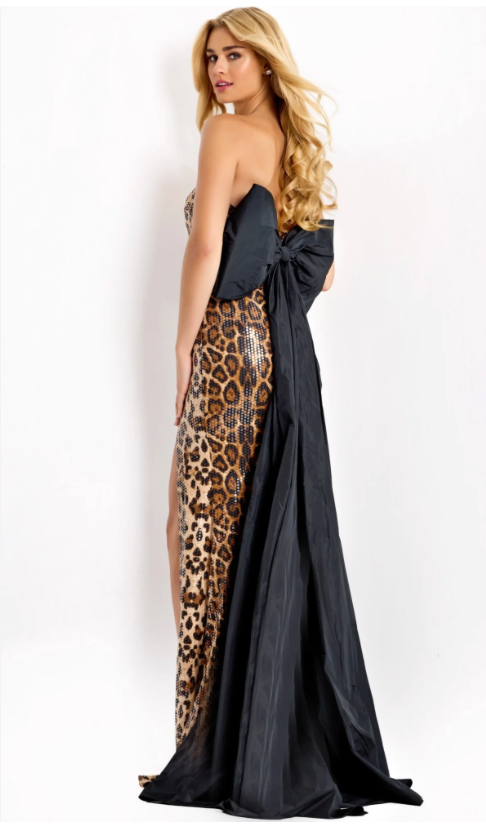 Jovani 48651A size 4 Animal Print