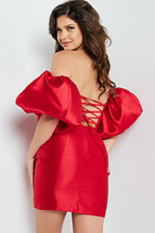 Jovani 36795 Size 0 Red