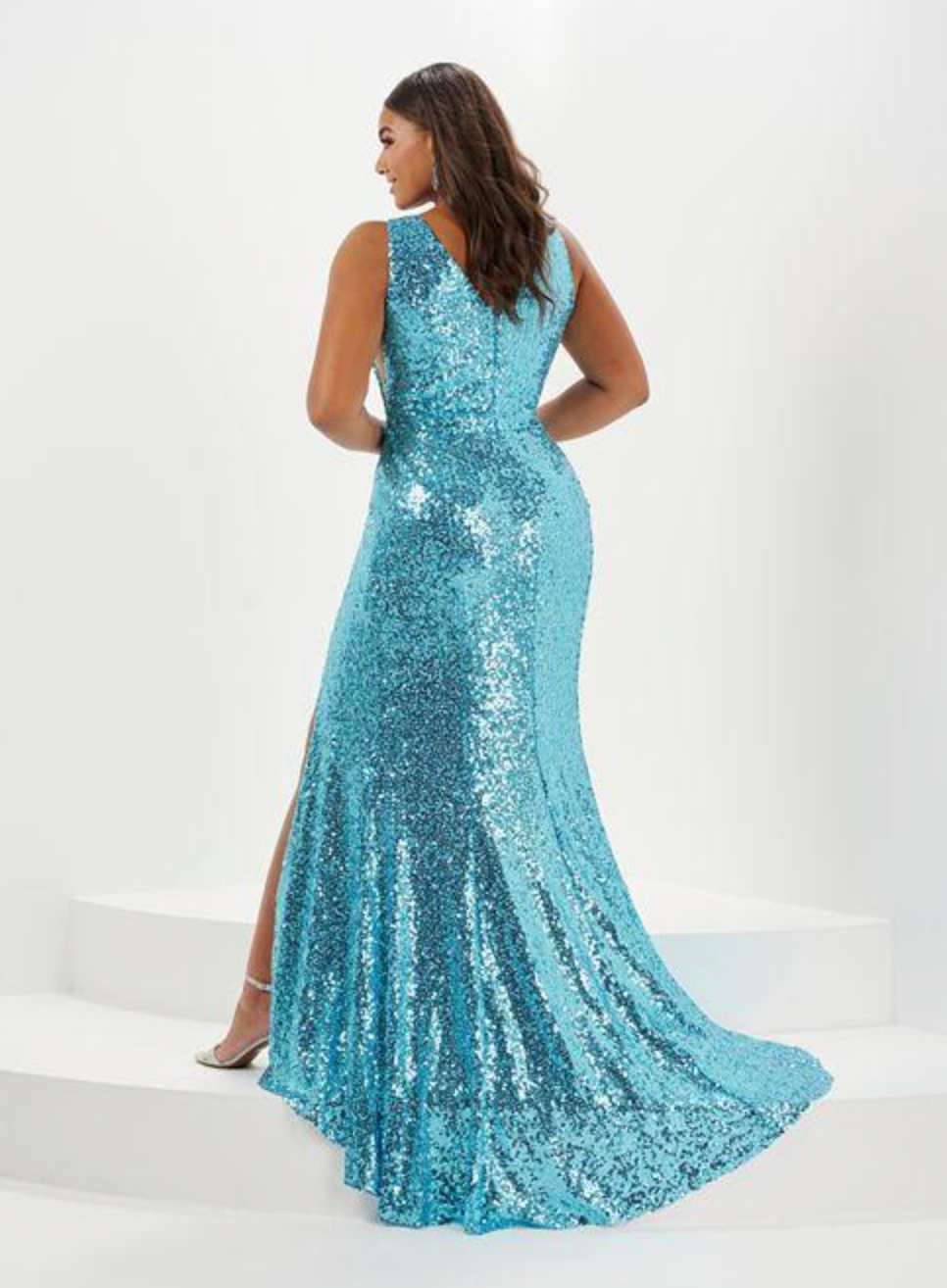 Christina Wu 16130 Size 14W Ocean