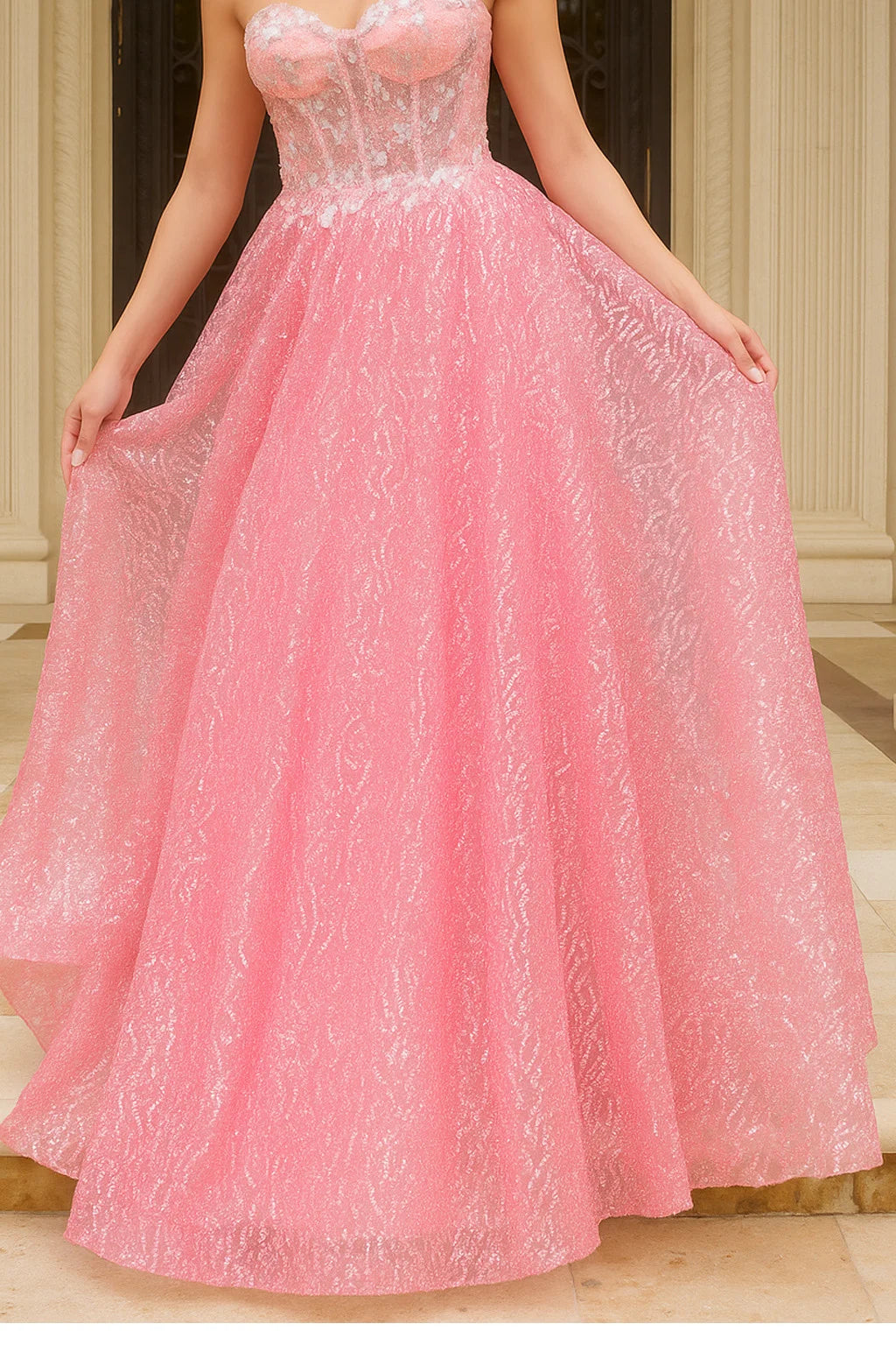 Jovani-08417A-Hot Pink-size 12