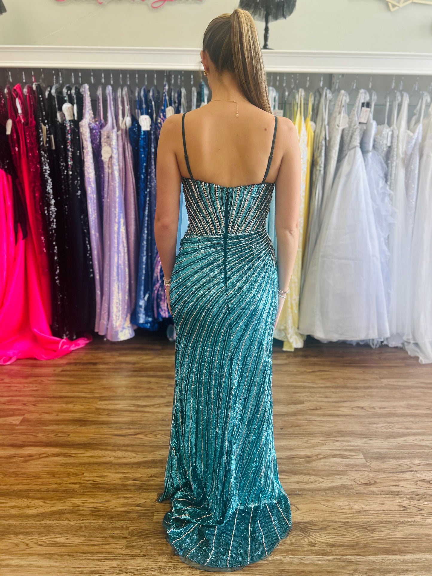 Portia and Scarlett ps25454c Teal Size 8