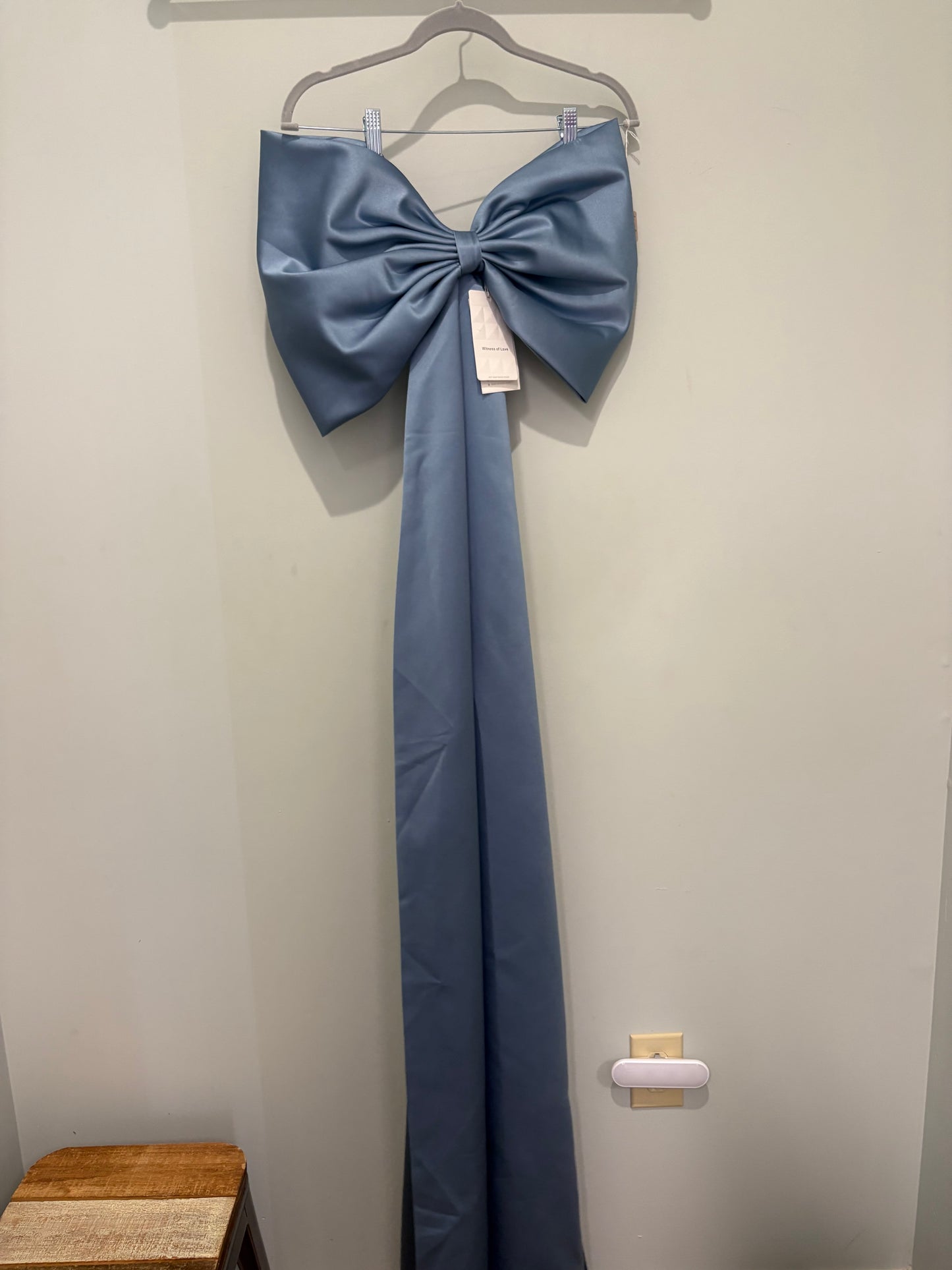Vintage Blue Big Bow 543