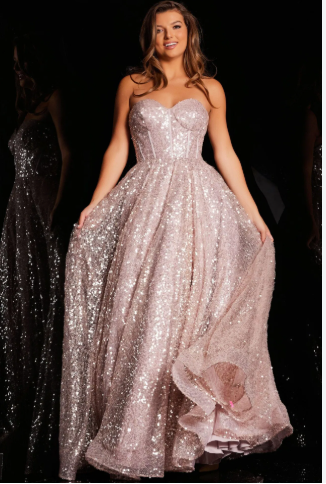 Jovani 38607A size 12 Mauve
