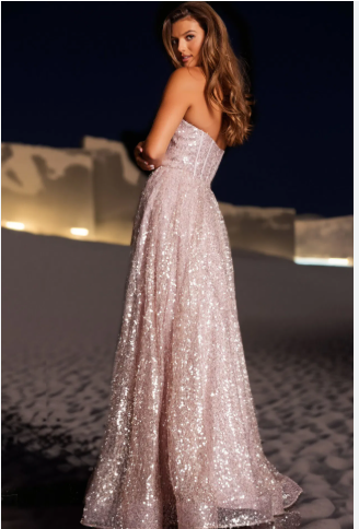 Jovani 38607A size 12 Mauve