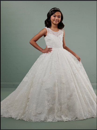 House of Wu 13710 Size 10 Ivory