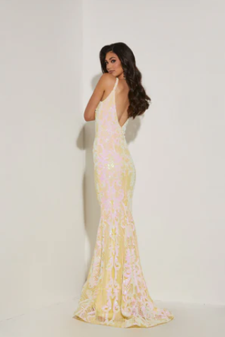Jasz Couture 7432 size 16 Yellow