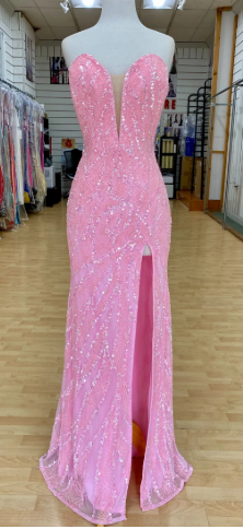 Jasz Couture size 14 7666 Pink