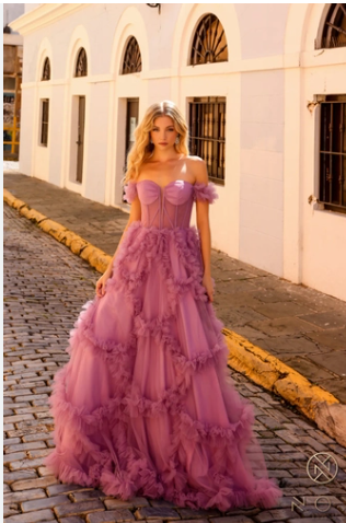 Nox Anabel Y1472 size 10 Dusty Lavender