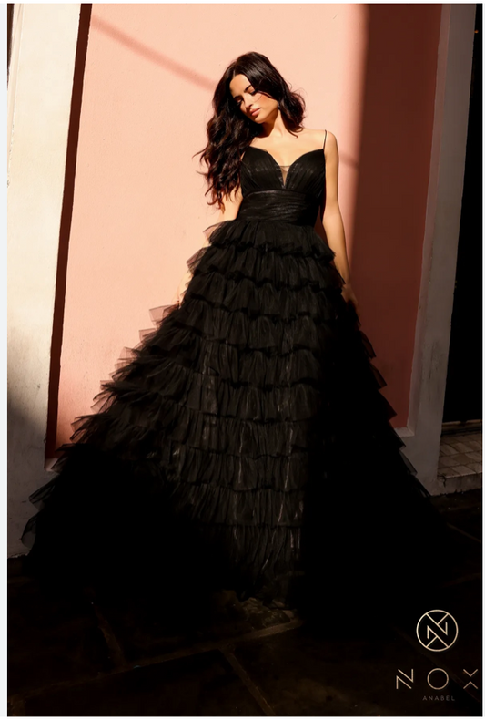 Nox Anabel R1240 Size 8 Black