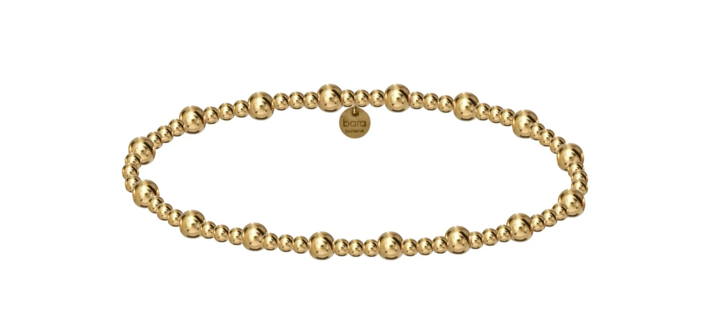 BARA BOHEME ANGELINA | STRETCHY ANTI-TARNISH 14K GOLD FILLED