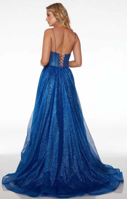 Alyce Paris 61600 size 10 Electric Blue