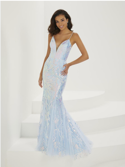 Christina Wu 16944 Size 10 Ivory