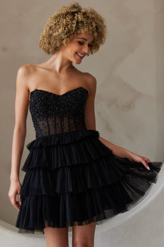 Amelia Couture BZ9999S size 8 Black