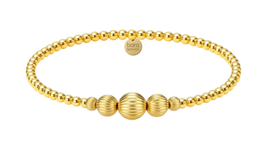 BARA BOHEME VICTORIA | GOLD FILLED BEADED BRACELET