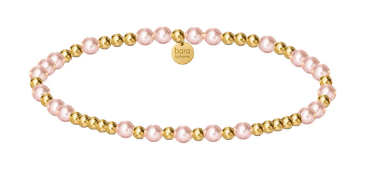 BARA BOHEME MELANIE | GOLD FILLED BEADED BRACELET