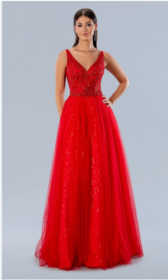 Stella Couture 24150 size 4 Red