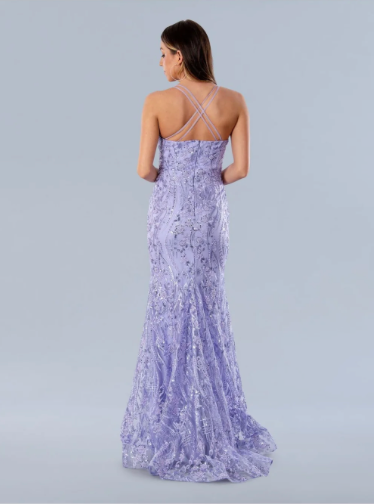 Stella Couture 24231 Size 8 Lilac