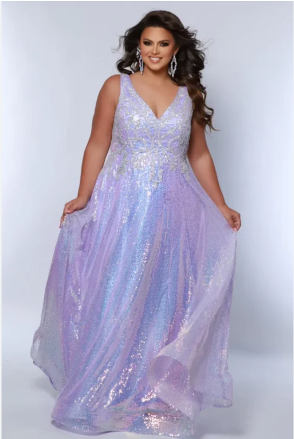 Sydney's Closet TE2431 Size 22 Arctic Frost