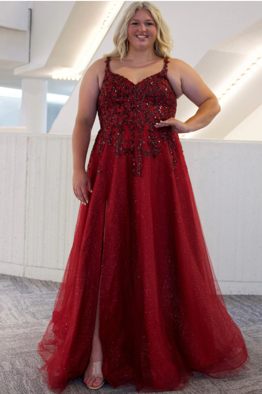 Sydney's Closet TE2446 Size 22 Red