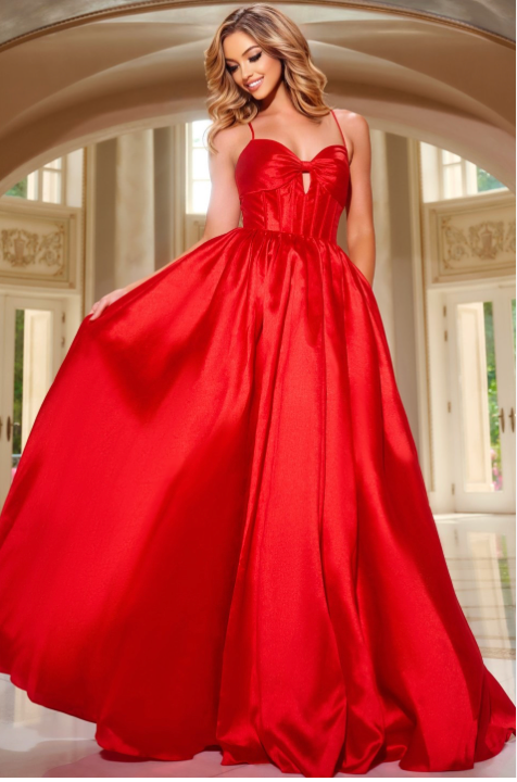 Jovani 43199 Size 12 Red