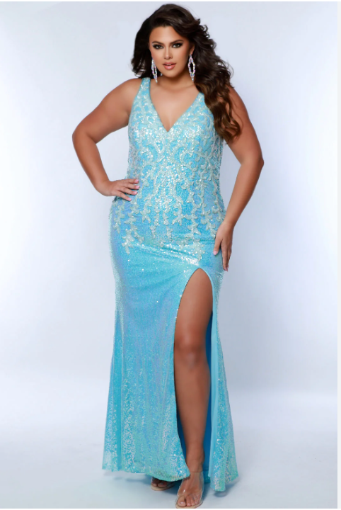 Sydneys Closet TE2430 Artic Frost Size 20