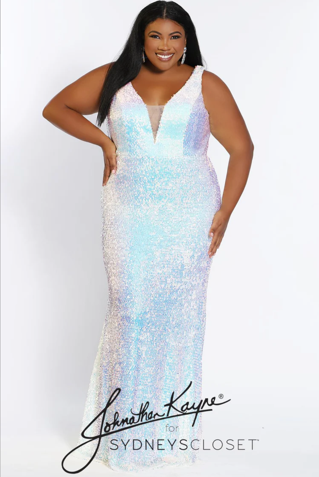 Sydney’s Closet JK2109 size 20 Pearlescent