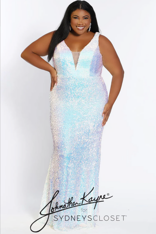 Sydney’s Closet JK2109 size 20 Pearlescent