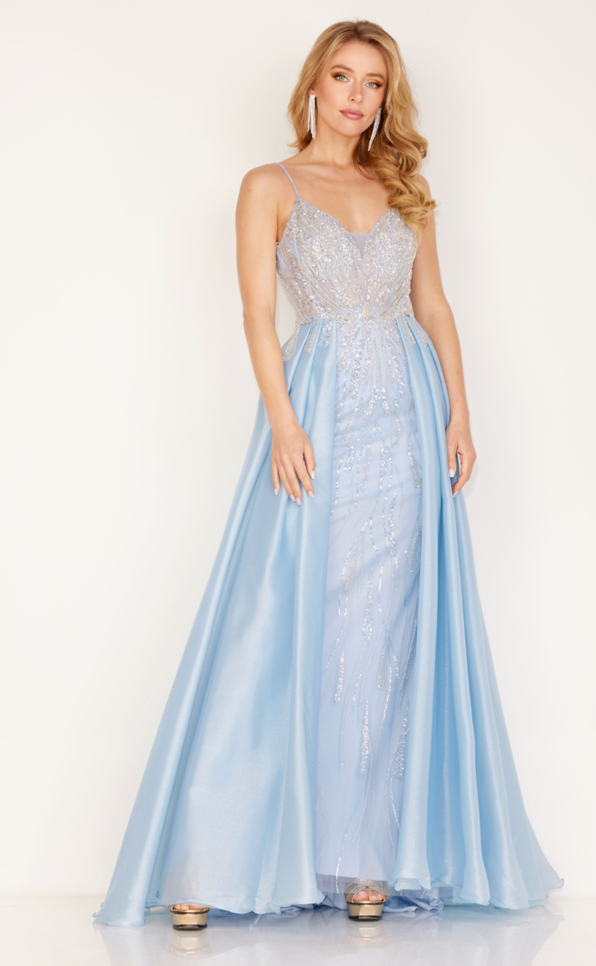 Cecilia Couture 170 Size 12 Dusty Blue