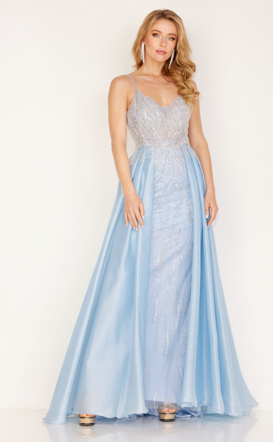 Cecilia Couture 170 Size 12 Dusty Blue