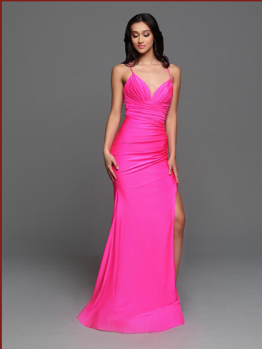 Davinci Bridal 72254 size 8 Neon Pink