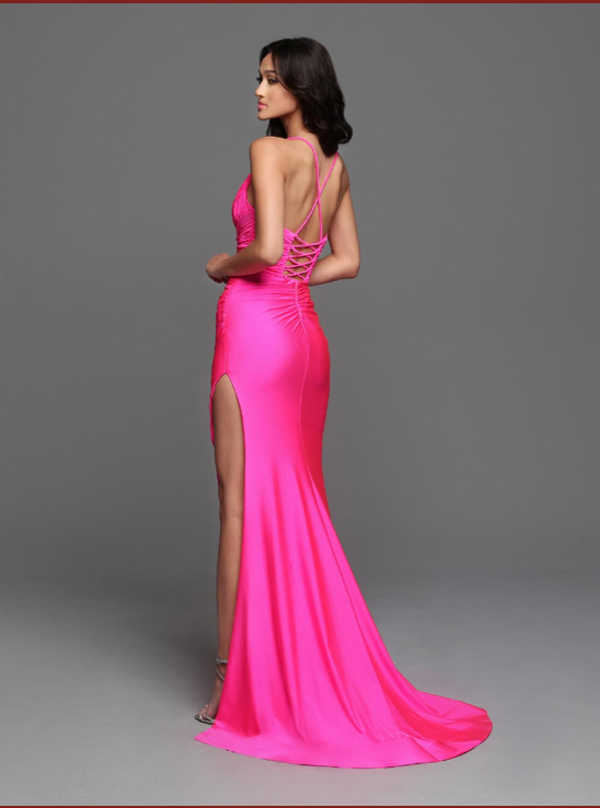 Davinci Bridal 72254 size 8 Neon Pink