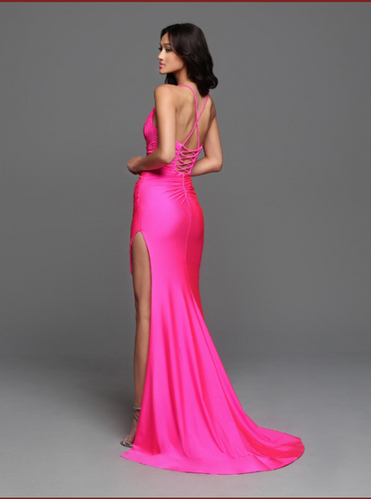 Davinci Bridal 72254 size 8 Neon Pink