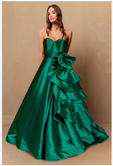 Amelia Couture su085 size 12 Green