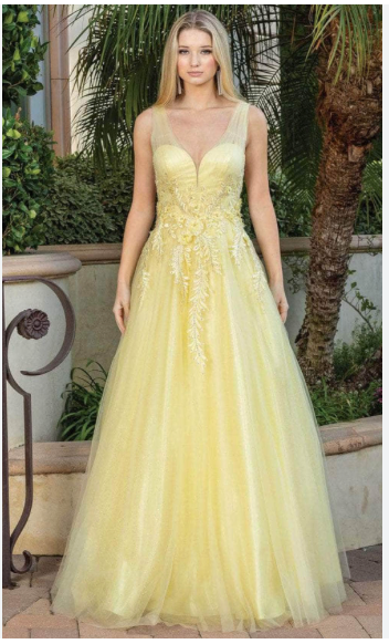 Dancing Queen 4272 size Small Yellow