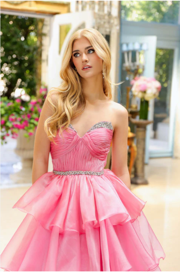 Ava Presley 29546 Size 00 Coral Pink