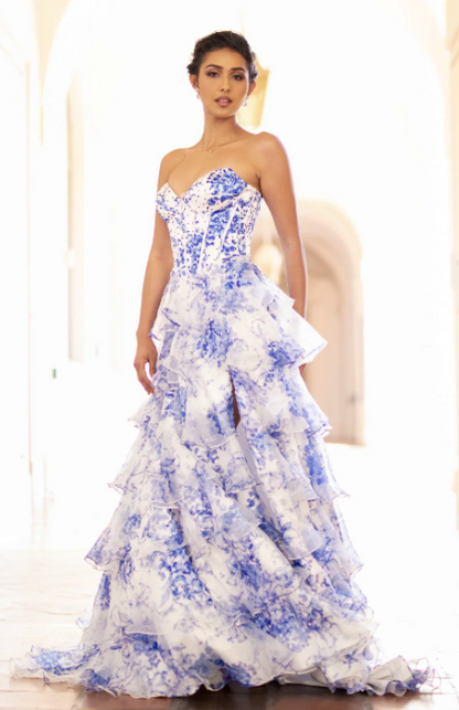 Amelia Couture 2060 size 0 Blue