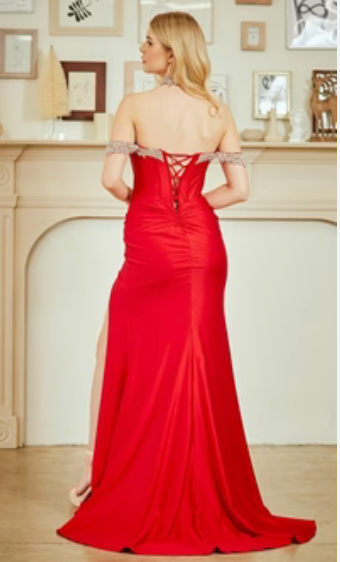 Amelia Couture 7086 size 0 Red