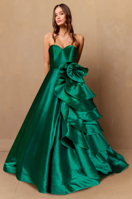 Amelia Couture SU085 Emerald Green Size 6