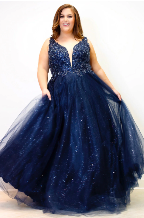 Sydneys Closet TE2323 size 14 Navy