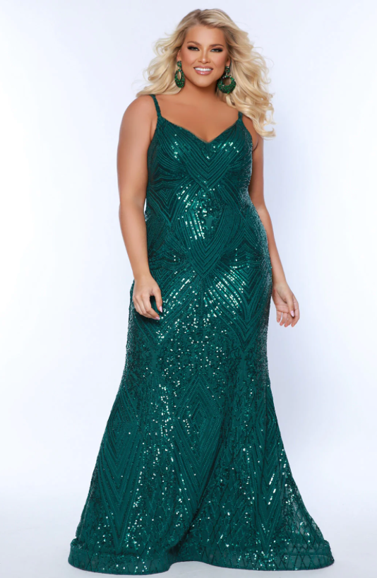 Sydney's Closet SC7340 size 10 Emerald