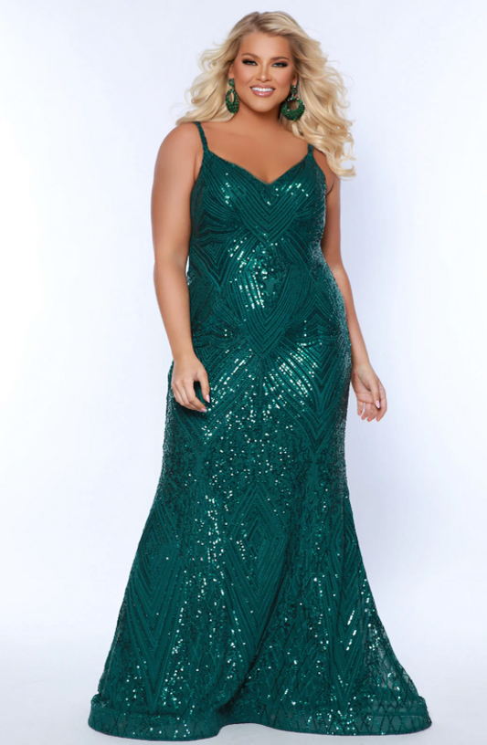 Sydney's Closet SC7340 size 10 Emerald